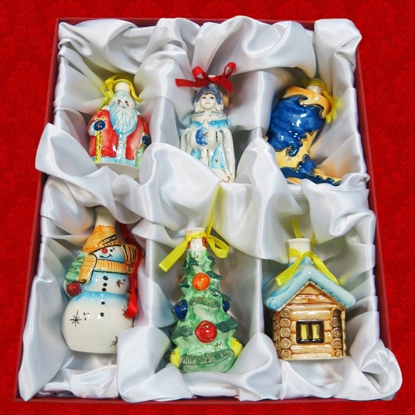 Подарочный набор мини-штофов "Рождественская история" 