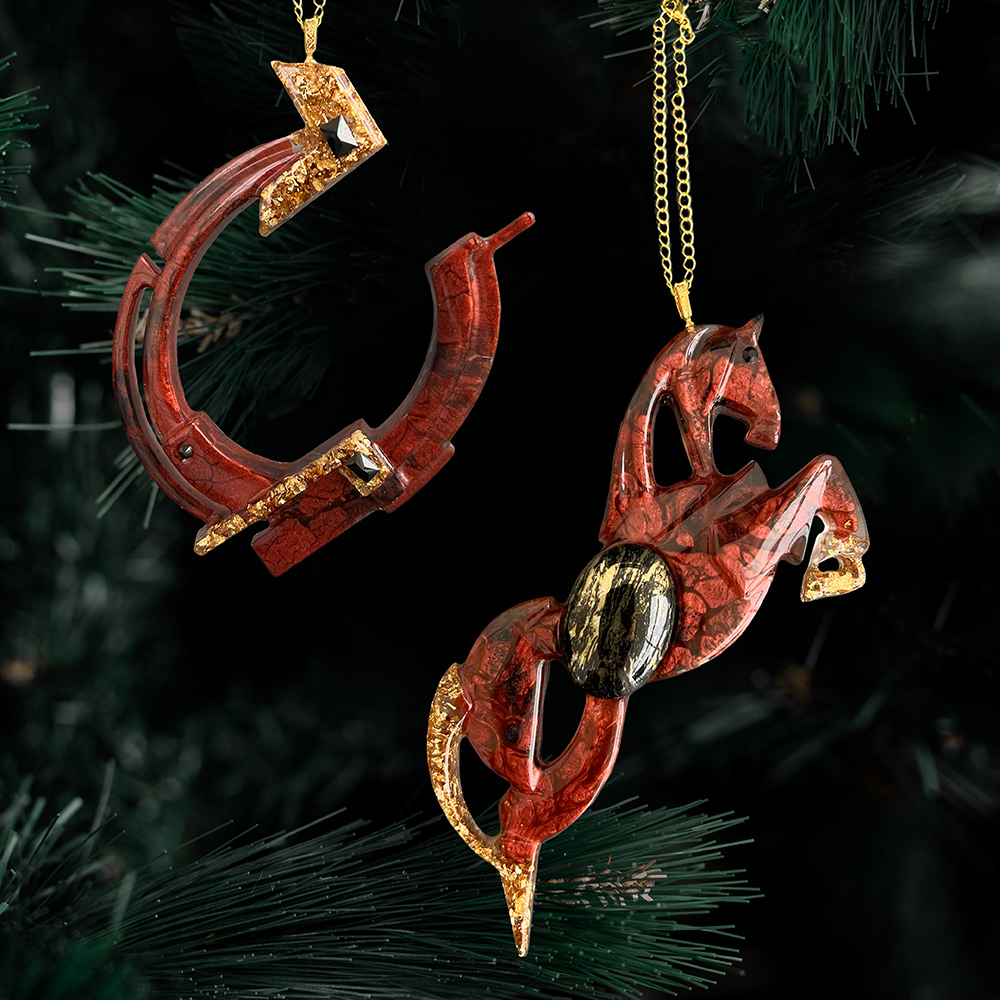 Набор елочных игрушек "На счастье-2026"