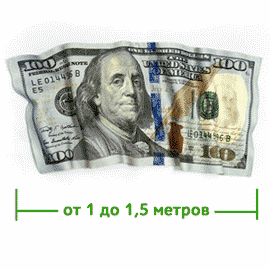 3D-панно "Большие деньги - 100 долларов"