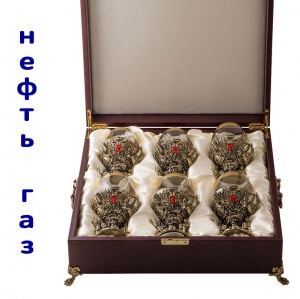 VIP-набор из 6 бокалов <b>для</b> <b>коньяка</b> "Национальное достояние"