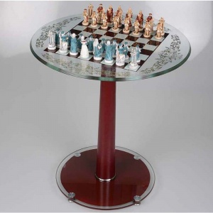 Шахматный стол "Король-Солнце"