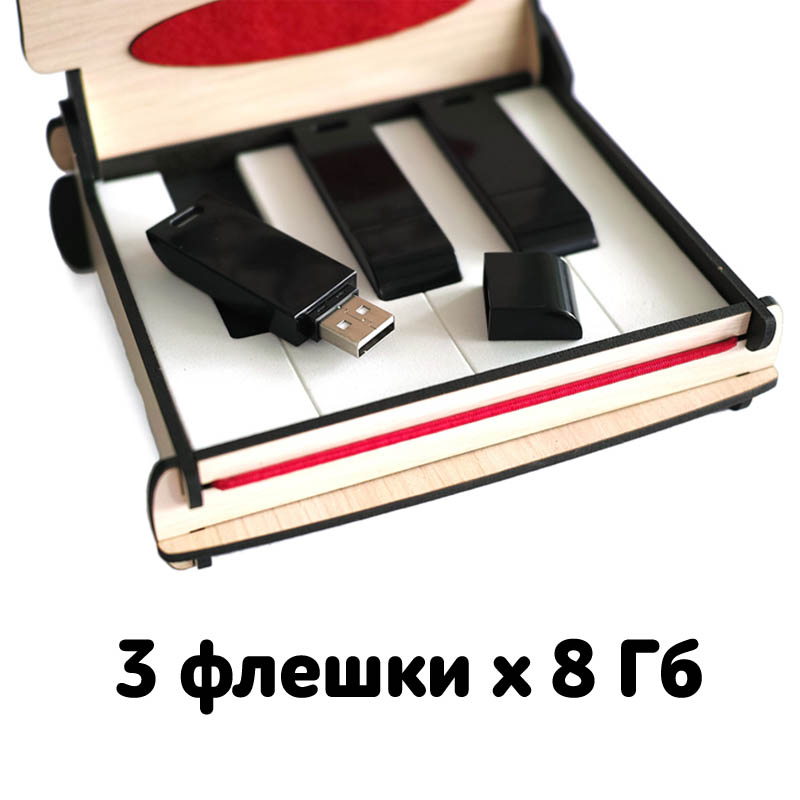 Набор USB-флешек "Цифровое пианино"
