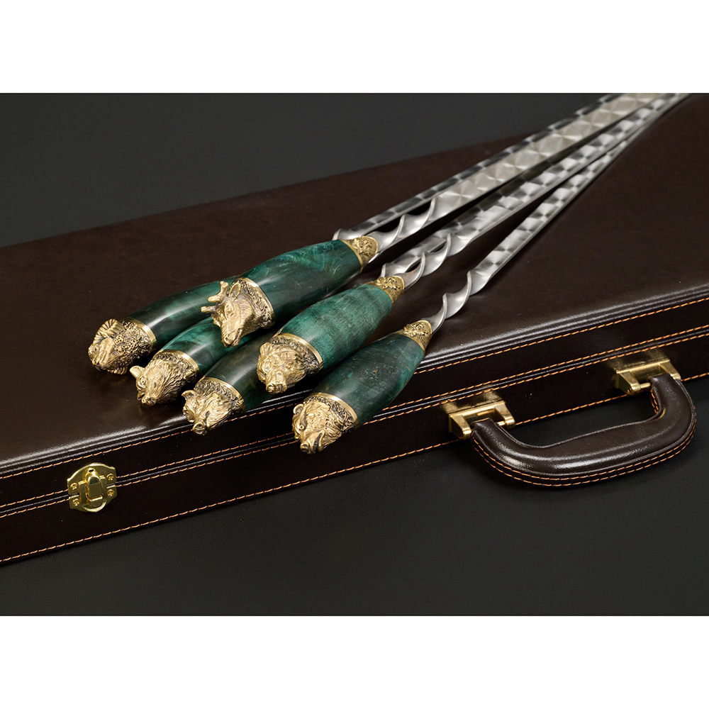 Набор эксклюзивных шампуров "Северный лес"