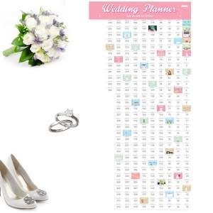 Календарь-планинг для свадьбы "Женитьба по расчету"