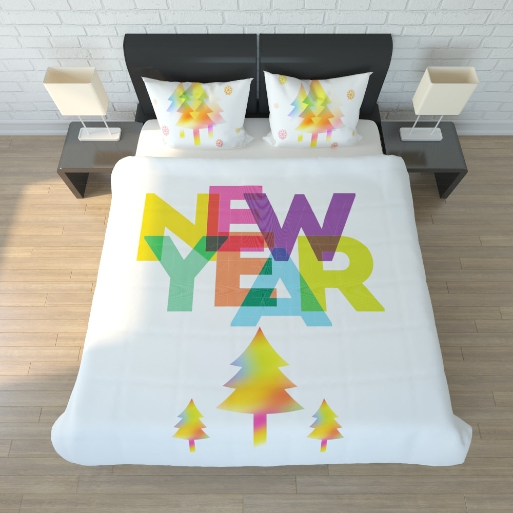 Новогоднее постельное белье "Happy New Year"