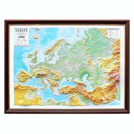 Высокообъемное панно-панорама "Вся Европа"