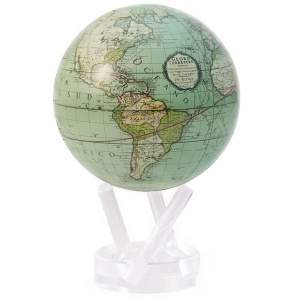 Глобус самовращающийся "Земля непознанная", d12 см