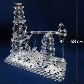 Композиция хрустальная "Качаем нефть"