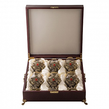 VIP-набор из 6 бокалов для коньяка "Национальное достояние"