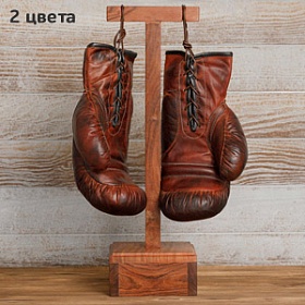Боксерские перчатки "Воля к победе" на подставке