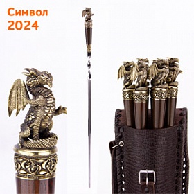 Набор из 6 шампуров "Огнедышащий"