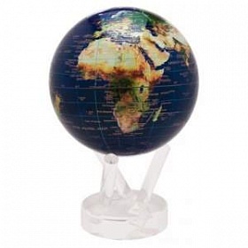 Глобус самовращающийся вид из космоса "Земля в иллюминаторе" d16,5 см 