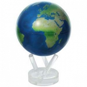 Глобус самовращающийся "Земля в иллюминаторе" вид из космоса, d12 см