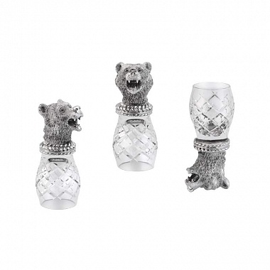 Набор для водки "Король тайги"