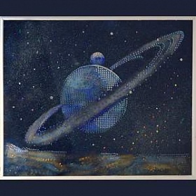Панно Сваровски "Сатурн"