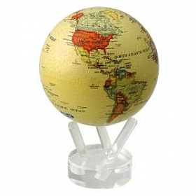 Глобус самовращающийся с политической картой "Страны Мира" d22 см 