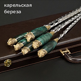 Набор эксклюзивных шампуров "Северный лес"